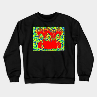 Punk Gang Rainbow by Blackout Design Crewneck Sweatshirt